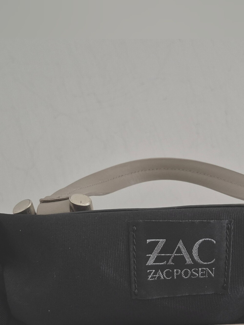 Zac Posen Daphne Taupe Structured Satchel with Detachable Shoulder Strap - Picture 14 of 15